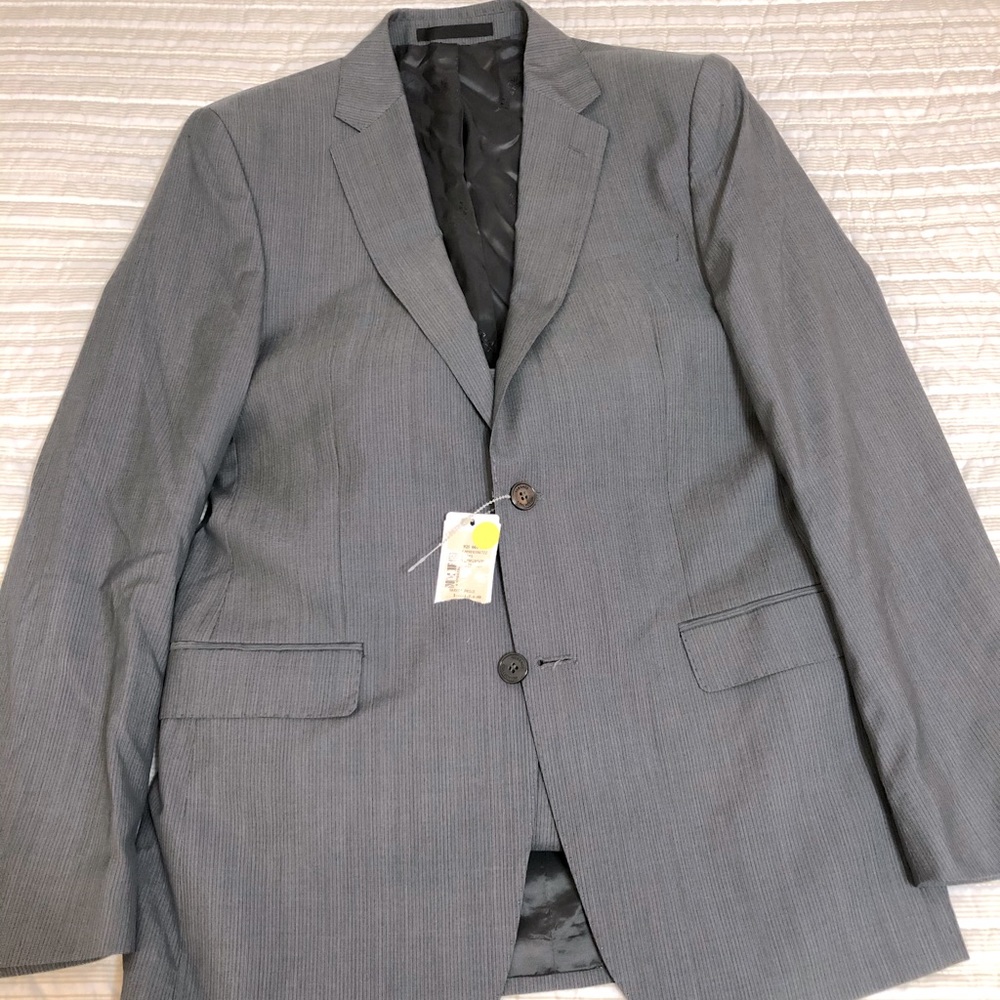 🆕 $1295 Versace Collection Gray Suit 38R Slim Fit